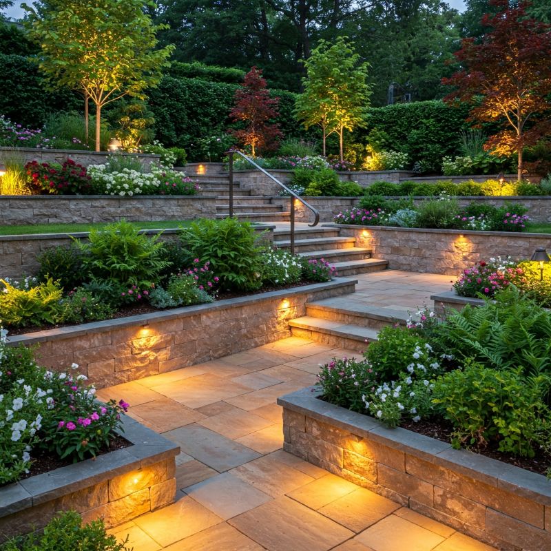 Stone Wall Hardscaping